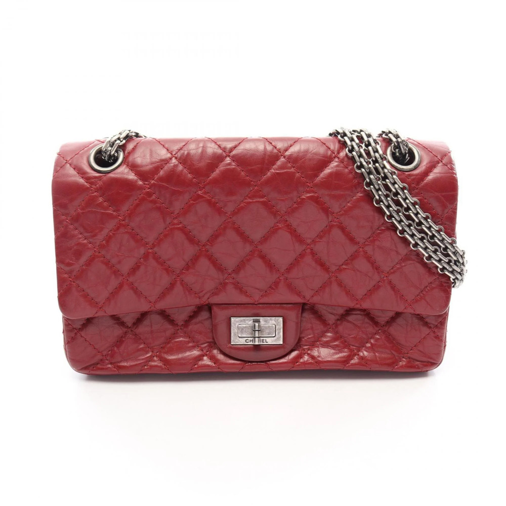 Chanel 2.55 Matelassé Mademoiselle Chain Shoulder Bag/Handbag, Calfskin Leath...